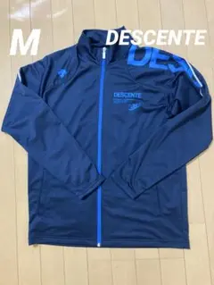 DESCENTE ネイビー ジップアップジャージ Mサイズ