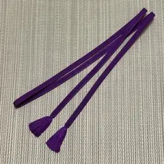 帯締め　絹　正絹　平組　長さ152cm 紫　FK-326