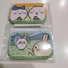 2個セット ちいかわ 豪華版3 HMV＆ジョーシン 特典長方形缶バッジ