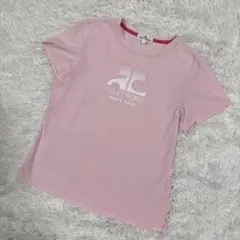 courreges クレージュ 半袖Tシャツ ピンク 40 トップス