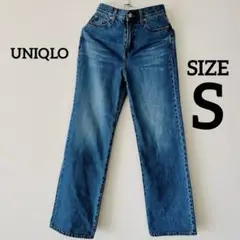 UNIQLO　ユニクロ　ワイドストレートジーンズ　22 Sサイズ　ブルー