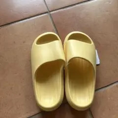 イエロー スリッパ 35-36 サイズ