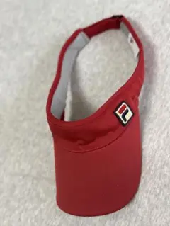 FILA レッド サンバイザー