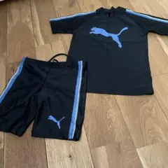 PUMA 水着セット 130 ブラック/ブルー