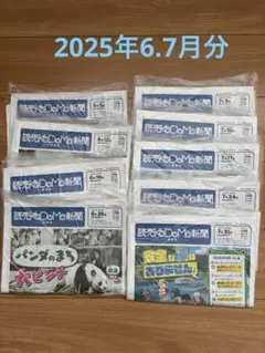 専用出品★読売KoDoMo新聞　こども新聞　2025年6.7月分　9紙セット