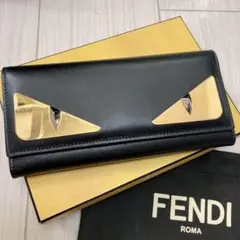 FENDI 長財布 モンスター バグズアイ