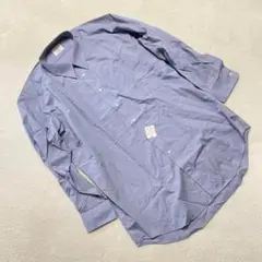 KARNAKS シャツ 長袖 グレー ワイドカラー シンプル メンズ 41-78