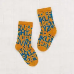 misha&puff Alphabet Crew Socks