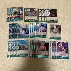 緑ゾロ　ワンピースカード　デッキパーツ　31枚
