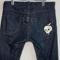 maxsix マックスシックス デニムパンツ 美品 バックシンチ　濃紺