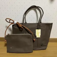 【新品未使用】キャンバス トートバッグ サコッシュ付き