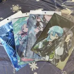 ソードアート・オンライン　クリアファイル4種セット