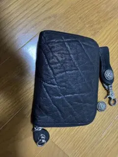 Chapllin（チャップリン） エレファントレザー ミドルウォレット ブラック