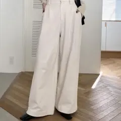 カプリシュレマージュ　タックスウェットパンツ
