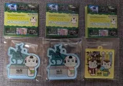 【仙台限定】仙台弁こけしのぶらり仙台旅行 アクリルキーホルダー　3点