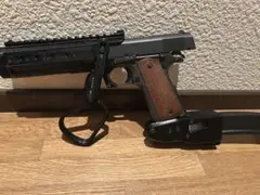 「Q様作成」レバーアクションキット組込み済み ガバメント 東京マルイ エアコキ マルイエアコキガバメントHG用レバーアクション化キットQ - メルカリ