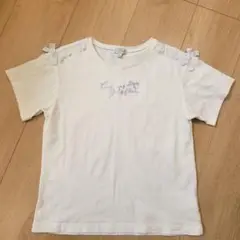 ♥️エニィファム　刺繍　Tシャツ♥️140 130 リボン