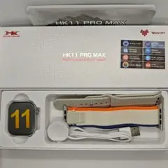HK11 PRO MAX スマートウォッチ 本体カラーシルバー