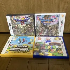 4本セット DS\3DS スーパーマリオ ドラゴンクエストIX・Ⅺ