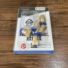 TAILONZ PNEUMATIC ネジプッシュジョイント 5個 PCF8-02