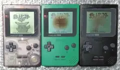 匿名配送 動作確認済 ジャンク品 本体のみ 3台まとめ売り ゲームボーイポケット