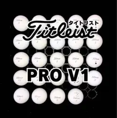 3※タイトリスト PRO V1 24球ロストボール