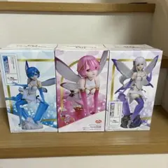 ラウンドワン限定 リゼロ フィギュア ジュエルプリンセス 3種セット　未開封
