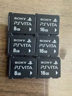 PS Vita メモリーカードセット 16GB×3 8GB ×3 おまとめ6枚