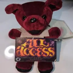 Grateful Dead Bean Bear 濃い赤 ぬいぐるみ