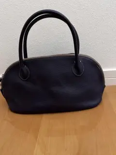 クリームカンパニー　レザー　ハンドバッグ　肩掛け可　紫　パープル 極美品