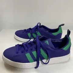 adidasオリジナルズ パープル✖️グリーンスニーカー 25cm