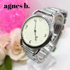 agnes b. アニエスベー★ロゴ針 レディース腕時計 ユニセックス 丸形