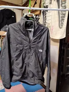THE NORTH FACE ナイロンデニムコンパクトジャケット美品。ブラック