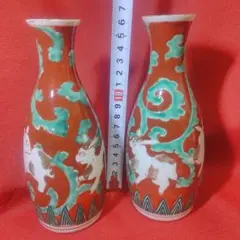 永楽和全 於九谷永楽造 徳利一対(２点) 永楽善五郎 大日本永楽造 赤絵 酒器 2025年最新】大日本永楽造 徳利の人気アイテム - メルカリ