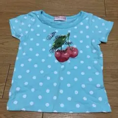 {8月末まで掲載} 水玉Tシャツ★90㎝