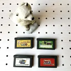 【GBA】ゲームボーイアドバンスソフト 4本セットまとめ売り