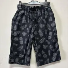 中古PGパイナップル柄ショートパンツ 黒