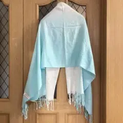 新品❤️カシミヤシルクフリンジ付きショール❤️
