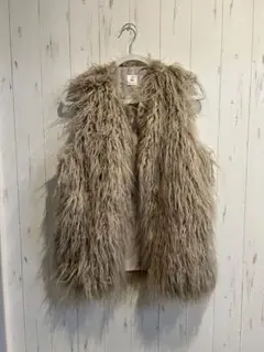 6（ロク）の「＜6(ROKU)＞FAKE FUR LEOPARD PRINT VEST/ベスト