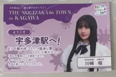 川﨑桜 乃木坂　真夏の全国ツアー　ステッカー　香川公演