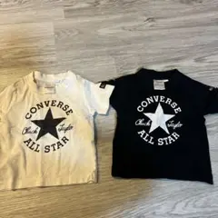 CONVERSE Tシャツ 2枚セット（ホワイト・ブラック）