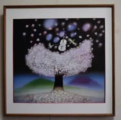 ビュフェ アート作品「Orange Daisys」Hibell Art 証明付き jbstyle original card [070] | ダーツショップ Dx3