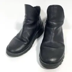 ミラスポーツ 4E 24.0cm 本革ショートブーツ サイドジップ