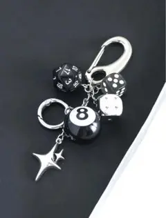 バッグチャーム BLACK