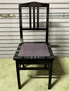 背もたれ付、上下 移動式、ストッパー付 ピアノ椅子 ・中古 昭和レトロ 背もたれ付、上下 移動式、ストッパー付 ピアノ椅子 ・中古 昭和