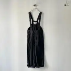 Veritecoeur コットンサテンツイル オーバーオール