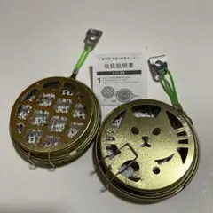 猫デザイン他２点セット ミニ 蚊取り線香ホルダー
