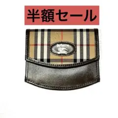 ✨美品✨バーバリー　半額セール人気柄　コインケース