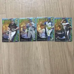 MLB topps chrome fortune15 4枚セット