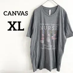 CANVAS【XL】ナース テーマ Tシャツ グレー